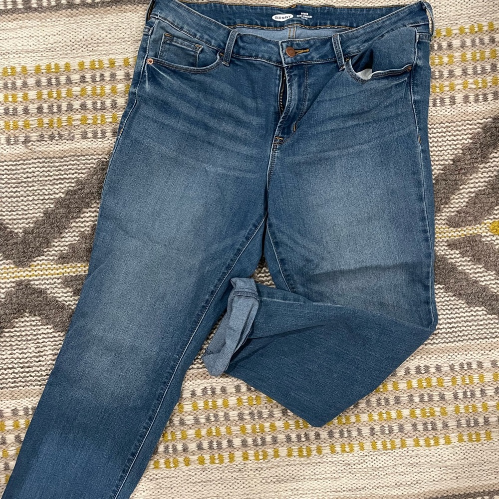 Old Navy Power Slim Straight Jeans